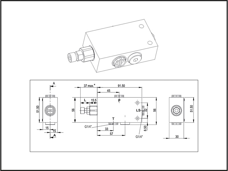 Circulation Valve - ByPass Valve - Anti-Cavitation Valve - Flushing Valve - LS Adapter - AntiShock Valve - Speed Sensor - Suction Fittings - Hydraulic Valve - Valve - Hydraulic Valve for Motors - Hydraulic Valve for Pumps - Power Take Off - PTO - Couplars - Couplings - Monoblock Valve - Sectional Valve